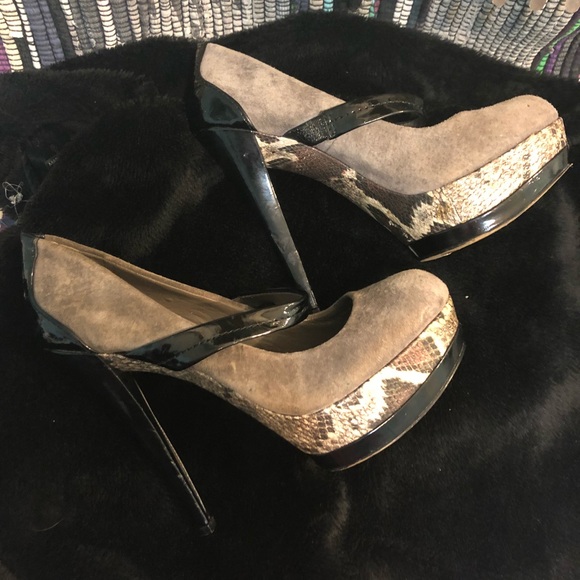Jessica Simpson Snakeskin Stiletto Heels! - Picture 5 of 8